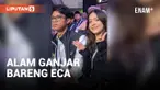 Ciee Alam Ganjar Kepergok Ditemani Eca Aura saat Nonton Debat Capres Perdana 2024