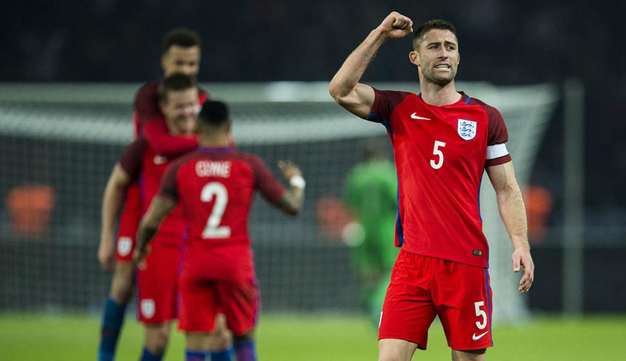 Bek tengah - Garry Cahill, meski hanya tampil 23 kali pada musim ini bersama Chelsea, namun pengalamannya tetap dibutuhkan skuat Inggris. Kemungkinan besar mantan pemain Bolton ini akan jadi andalan lini belakang Inggris. (AFP/Odd Andersen)
