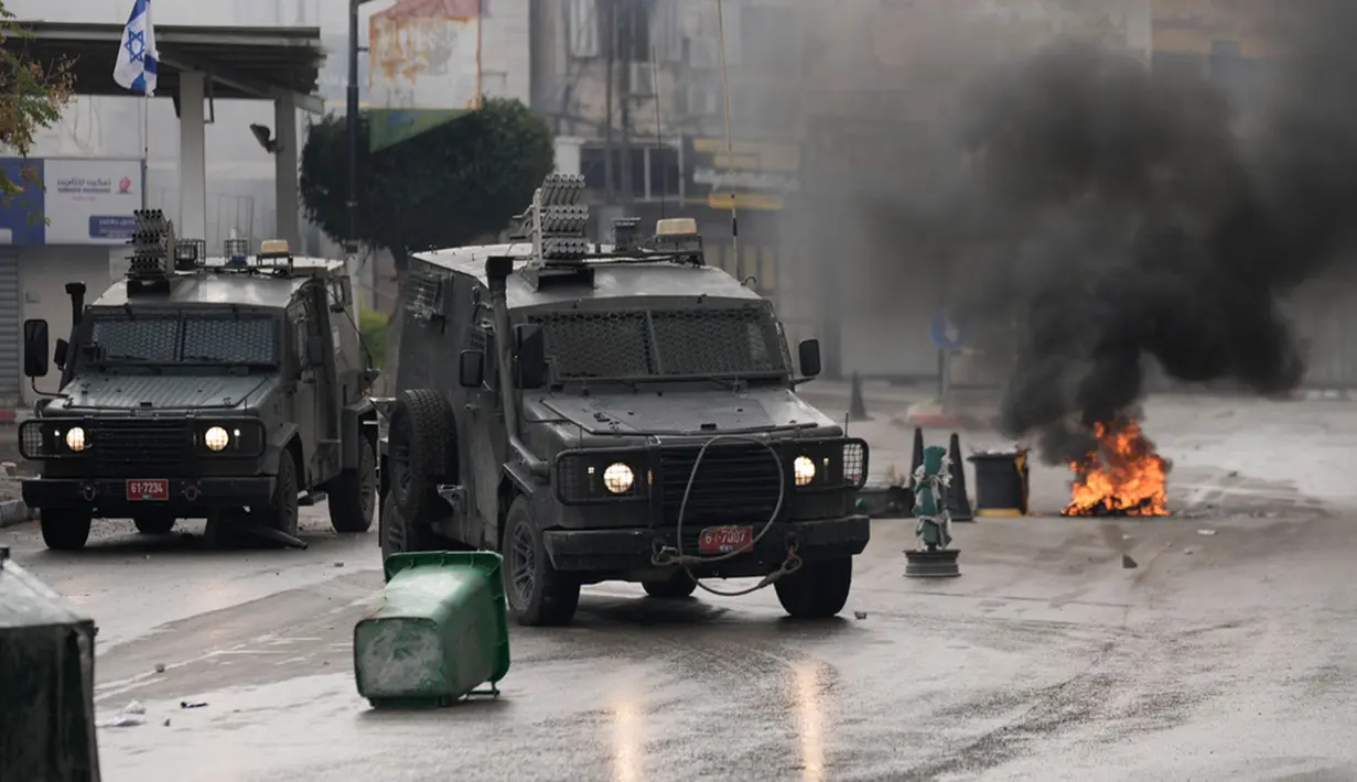 Tentara Israel mengatakan mereka membunuh beberapa militan dalam baku tembak. (AP Photo/Majdi Mohammed)