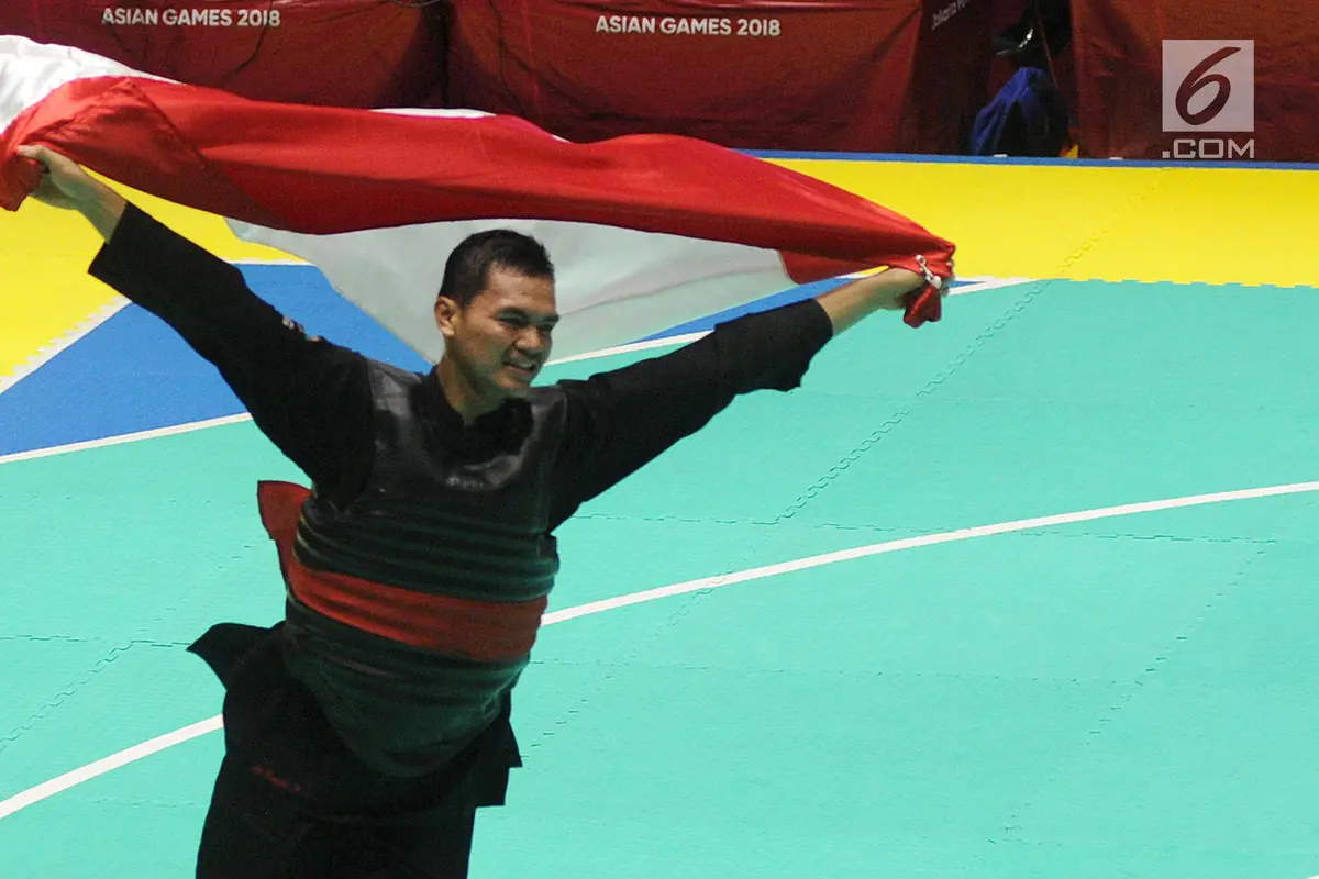 Pesilat Aji Bangkit Pamungkas Rebut Emas ke-16 di Asian Games 2018