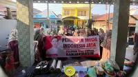 Deklarasi emak-emak di Banjarmasin dukung Gibran Rakabuming Raka maju Pilpres 2024. (Istimewa)