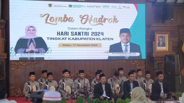 Peringati Hari Santri Nasional, Pemkab Klaten Gelar Lomba Hadroh untuk Mengembangkan Seni Islami