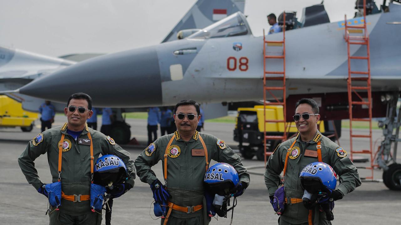 KSAU, KSAD, dan KSAL Joy Flight Naik Sukhoi SU-30