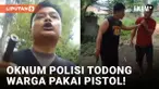 Viral! Warga di Palopo Ditodong Pistol oleh Oknum Polisi