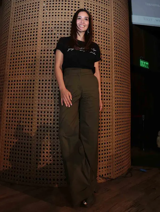 Ditemui dalam jumpa pers Perempuan-Perempuan Chairil di Galeri Indonesia Kaya (GIK), Grand Indonesia, Jakarta Pusat, Selasa (31/10/2017), Marsha pun merasa heran ketika dirinya terpanggil untuk bergabung kali ini. (Deki Pryoga/Bintang.com)