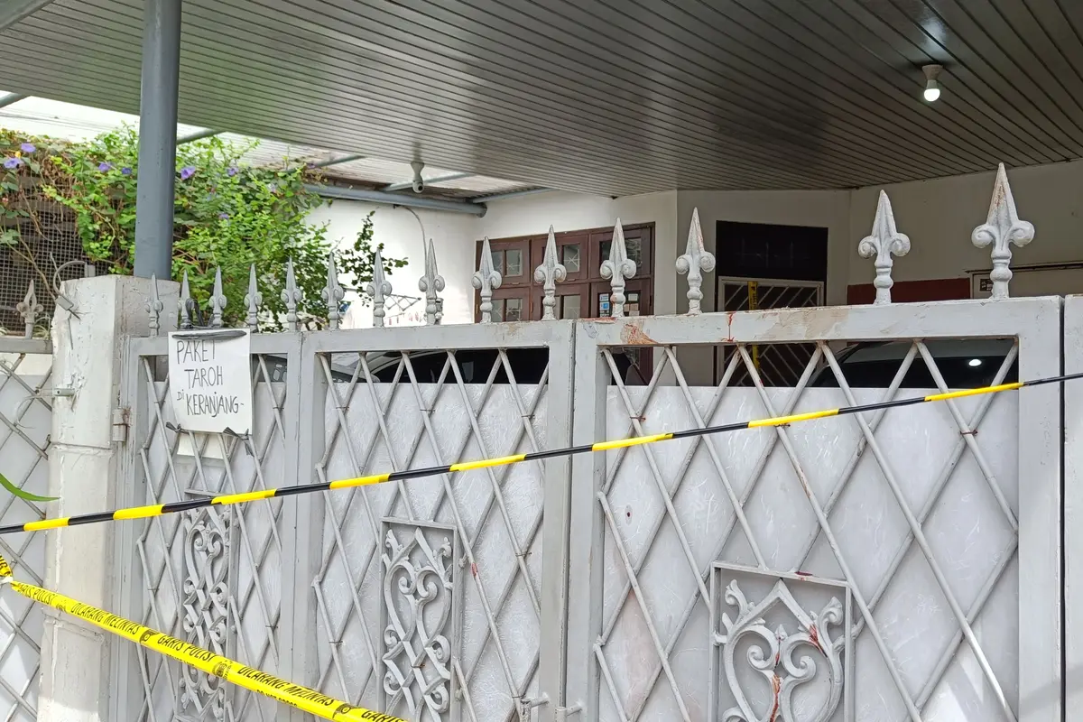 Lokasi rumah pembunuhan di  Lebak Bulus, Kecamatan Cilandak, Jakarta Selatan.