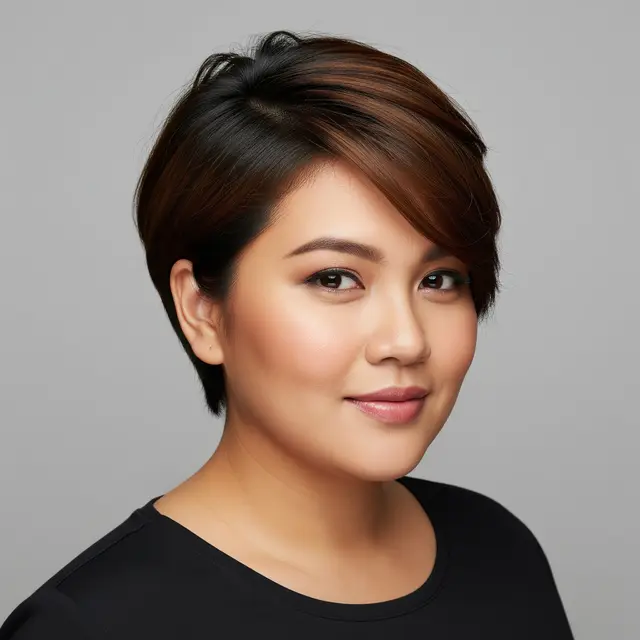 9 Potongan Rambut Wanita Gemuk Umur 30 Agar Terlihat Tirus