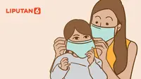 Banner Infografis 5 Tips Pakai Masker Cegah Covid-19 untuk Anak. (Liputan6.com/Abdillah)