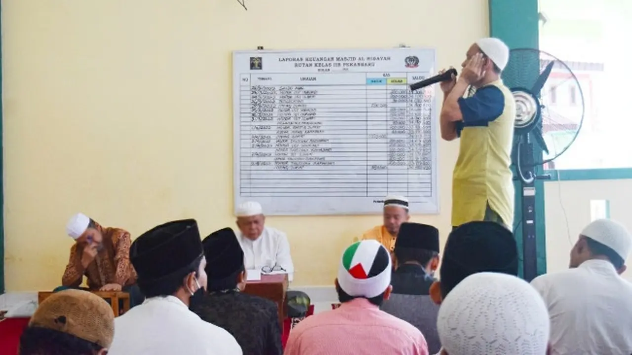 Lomba azan narapidana yang dilaksanakan Rutan Pekanbaru untuk menyemarakkan Ramadan.