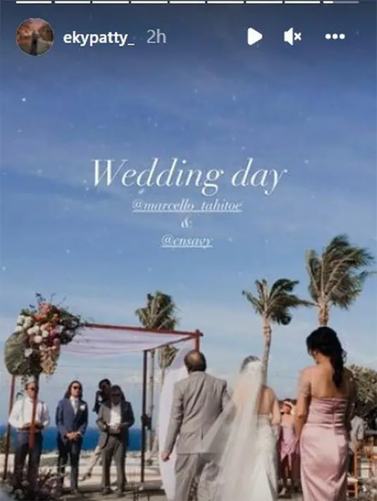 Ello dan Cindy Nikah(Liputan6/Instagram/ekkypatty)