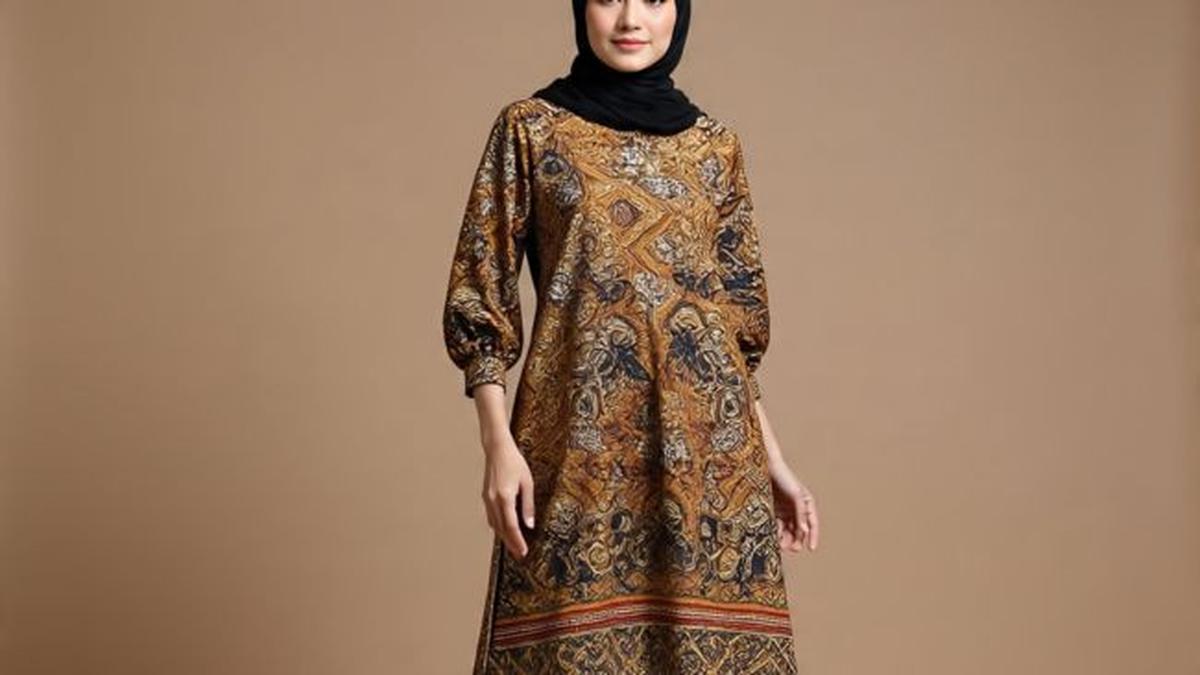 8 Inspirasi Gaya Batik Kombinasi Lengan Puff Hijab Friendly, Stylish dan Nyaman jadi Prioritas