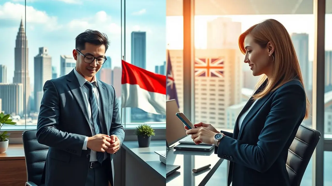 perbedaan waktu indonesia dan australia