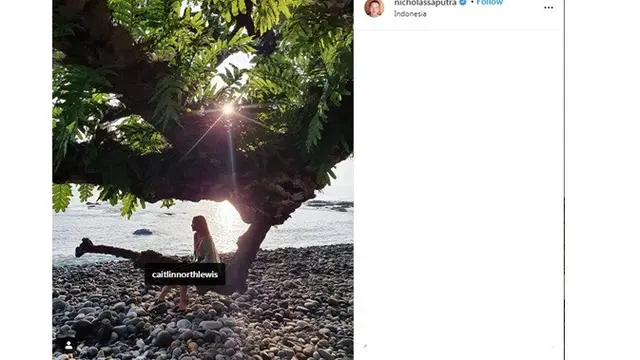 7 Potret Kebersamaan Nicholas Saputra dan Caitlin North Lewis, Curi Perhatian Netizen