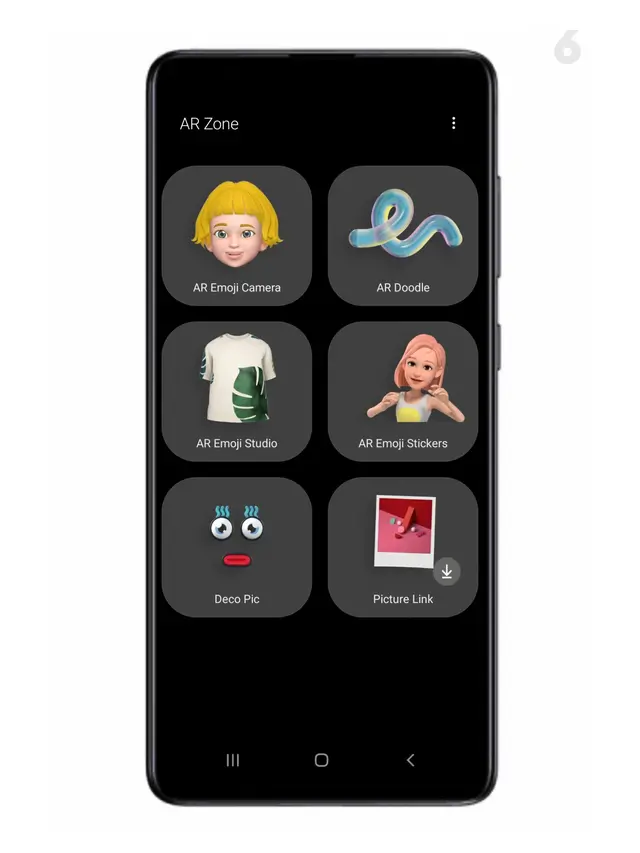 AR Zone di Kamera Samsung Galaxy A71