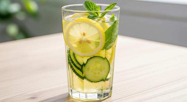Resep Infused Water Lemon dan Mentimun