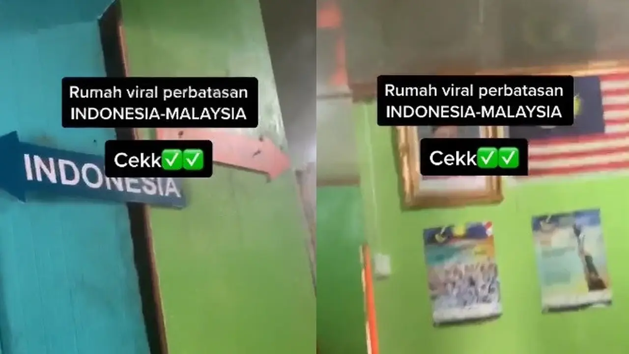 rumah perbatasan Indonesia-malaysia