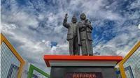 Monumen Cinta Sejati Habibie & Ainun di Parepare, Sulawei Selatan. foto: Mutmain Ishak (dok.Instagram @mutamain.ishak/https://www.instagram.com/p/B2SwrW0BS6g/Henry)