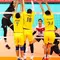 Pemain timnas voli putra Indonesia Rivan Nurmulki melepaskan spike saat menghadapi Kazakhstan pada laga babak 12 besar AVC&nbsp; Challenge Cup 2023 di&nbsp;University of Taipei, Taiwan, Rabu (12/7). Indonesia menang 3-0&nbsp;(30-28, 25-21, 25-15). (foto: Instagram @avcvolley)