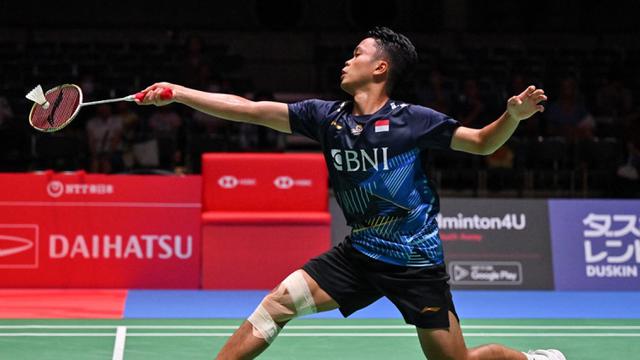 Anthony Sinisuka Ginting Vs Kanta Tsuneyama di Japan Open 2023