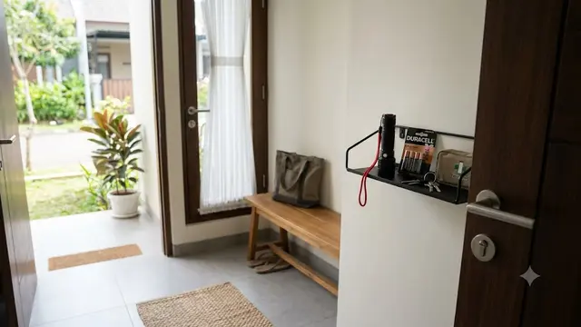 Barang yang Sebaiknya Selalu Disimpan Dekat Pintu Keluar Rumah