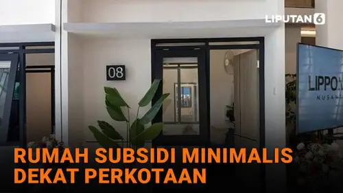 Rumah Subsidi Minimalis Dekat Perkotaan