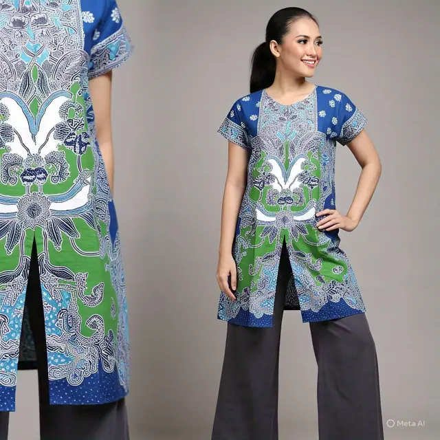 Model Batik Modern Wanita