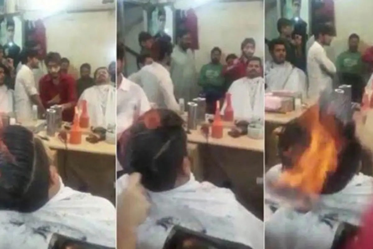 Potong Rambut Unik Pakai Api, Jadi Tren Remaja Kekinian?