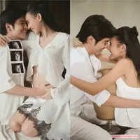 Angga Yunanda dan Shenina Cinnamon benar-benar bahagia atas kehadiran anak pertama yang masih di kandungan. Keduanya merayakan hadirnya calon anak pertama dengan cara yang romantis [@angga]