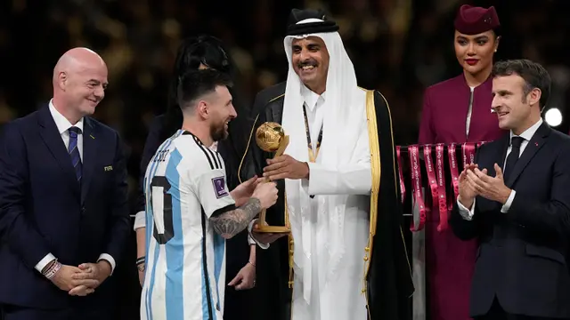 Lionel Messi Sabet Gelar Pemain Terbaik Piala Dunia 2022