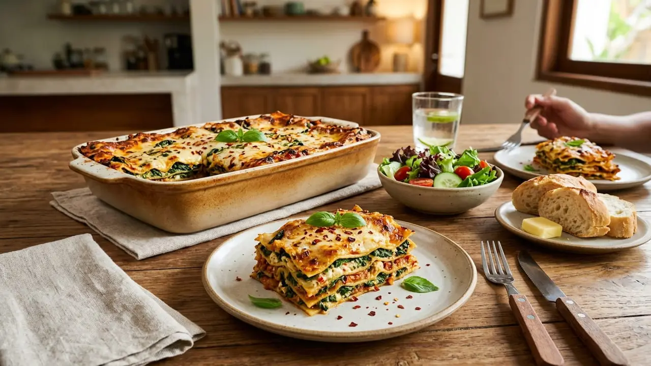 Resep Lasagna Bayam Pedas