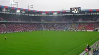 Stadion St. Jakob-Park di Basel, Swiss, akan menjadi tempat digelarnya final Piala Europa antara Sevilla dan Liverpool pada 19 Mei 2016. (Liputan6.com/wikipedia)