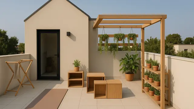 Model Rumah Kecil dengan Rooftop ala Pinterest