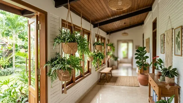 Inspirasi Kebun Pakis Hias untuk Lorong Rumah