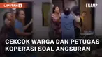 Beredar video pertikaian antara 2 orang wanita dan beberapa petugas koperasi. Pertikaian ini terjadi di kawasan Sidowungu, Menganti, Gresik. Rabu (3/4/2024)
