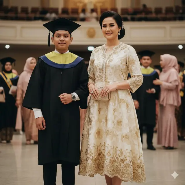 Midi Dress Songket
