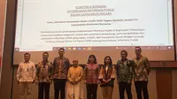 Enam perusahaan Badan Usaha Milik Negara (BUMN) berkolaborasi menyelenggarakan Forum Edukasi Keterbukaan Informasi Publik pada Selasa, 23 April 2024. (Foto: Liputan6.com/Natasha K)