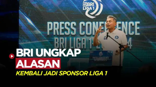 Berita video alasan BRI kembali menjadi sponsor resmi Liga 1 2023/2024. Alasan ini diungkapkan Dirut BRI, Sunarso, pada launching BRI Liga 1 Senin (26/6/2023).
