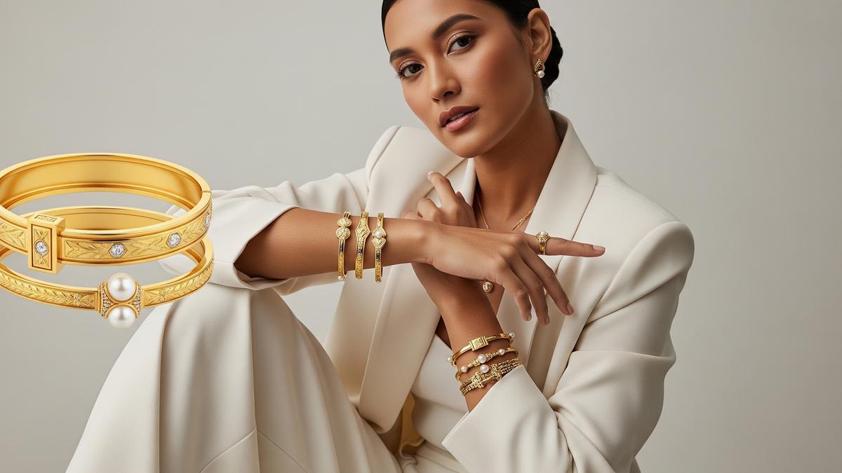 8 Model Gelang Bangle Emas Kuning Tren 2026, Perpaduan Klasik dan Modern