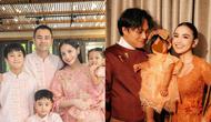 Intip busana Lebaran keluarga artis Tanah Air yang warna-warni tahun ini. (@raffinagita1717 @mahaliniraharja)