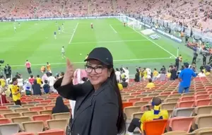 Fitri Carlina Bahagia Bisa Nonton Cristiano Ronaldo Secara Langsung di Arab Saudi