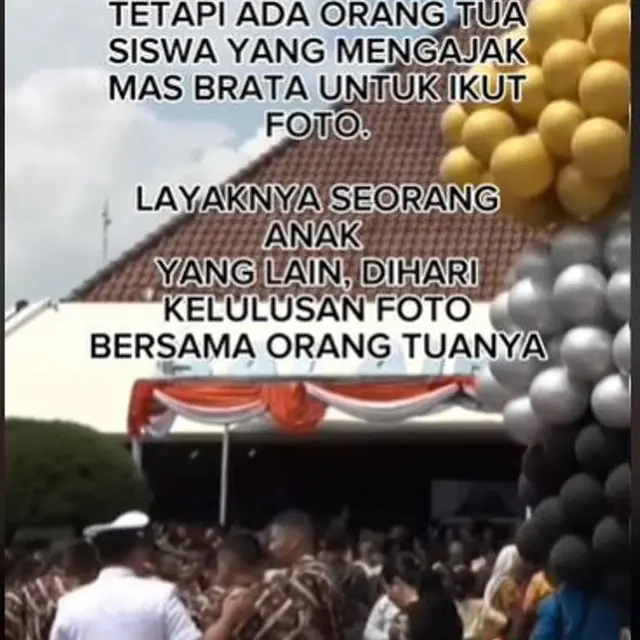 Ayah dan Ibunya Tak Hadir, Anak Ferdy Sambo Foto Bareng Orangtua Lain di Hari Kelulusan SMA