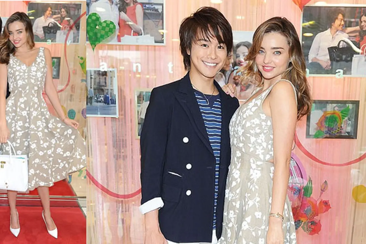 Miranda Kerr dan artis Jepang