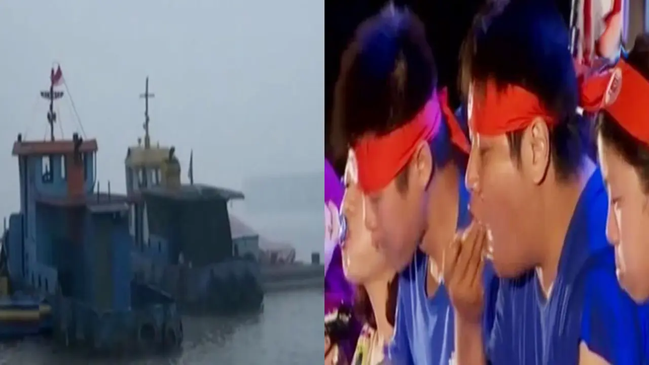 Kabut Asap Tutup Sungai Musi hingga Lomba Makan Roti