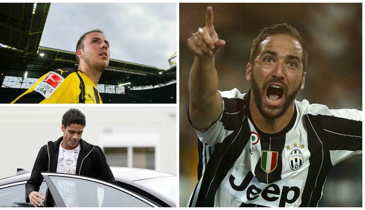 Status Premier League sebagai liga bertabur bintang ternyata tidak membuat para pemain ini tertarik. Berikut Gonzalo Higuain dan 6 pesepak bola top yang menolak bermain di Liga Inggris. (AFP)