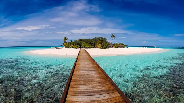 Ilustrasi tempat wisata Maafushivaru, Maladewa