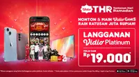 Langganan Vidio Platinum Cuma 19000 Rupiah, Bisa Nonton BRI Liga 1 dan Liga Champions Sepuasnya