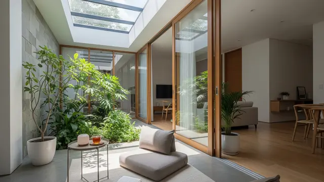 Rumah dengan Taman Indoor dan Healing Corner di Sudut Ruang