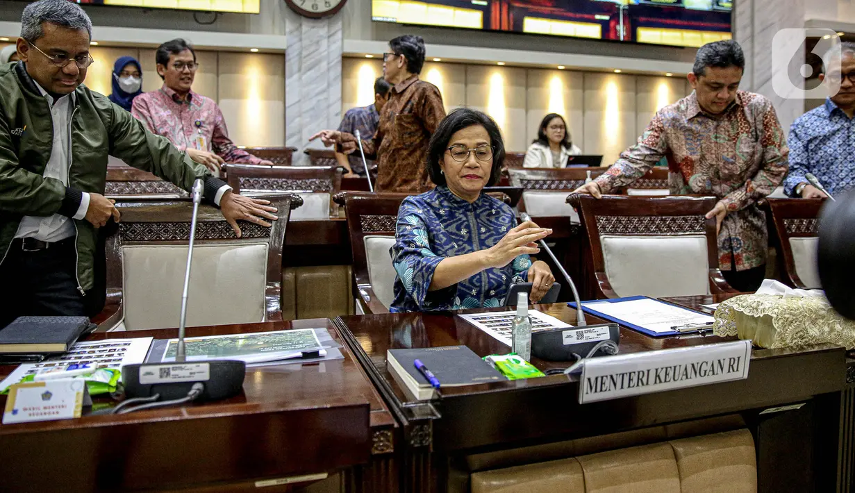 Selain Sri Mulyani, rapat itu juga nantinya akan dihadiri Ketua Komite Pemberantasan Tindak Pidana Pencucian Uang (TPPU) Mahfud MD. (Liputan6.com/Faizal Fanani)