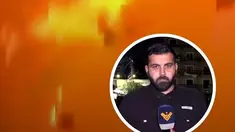 Momen menegangkan terekam saat reporter Al-Manar sedang siaran langsung di Nabatiyeh, Lebanon.

Serangan kedua menghantam dekat lokasi dan melukai reporter serta kamerawan yang mendampinginya.