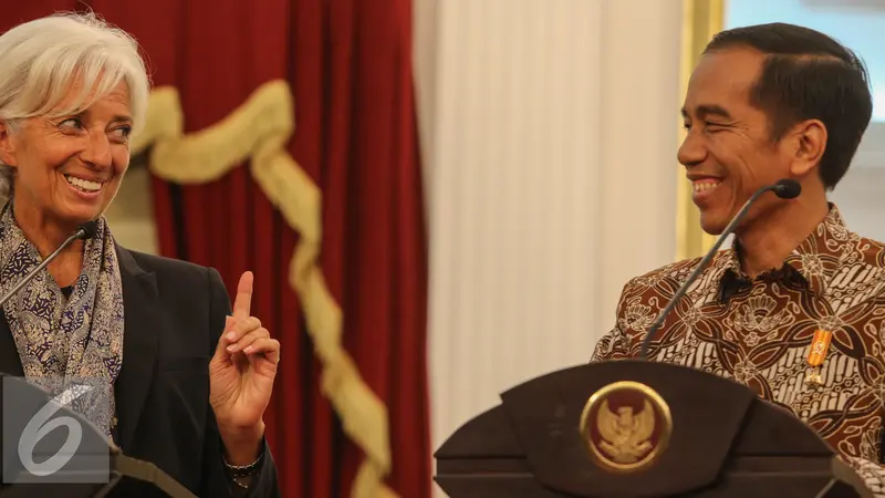 20150901-Jokowi dan Christine Lagarde-Jakarta